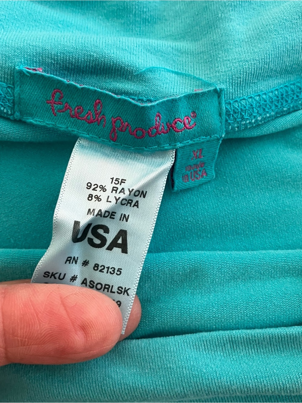 fresh produce Teal Skirt - Picture 5 of 5